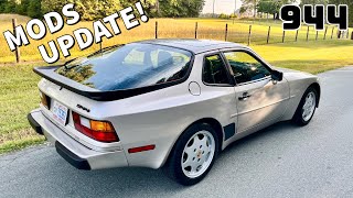 Modifications Update amp Review of My Porsche 944 [upl. by Fiann]