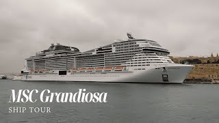 MSC Grandiosa full ship tour [upl. by Beauregard]