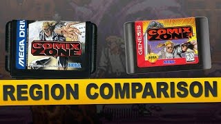 Comix Zone for Sega Genesis Region Comparison [upl. by Telocin499]