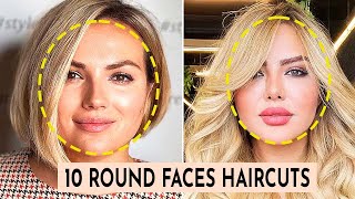 10 Best Haircuts That Flatter Round Faces [upl. by Roxy]