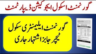 Educators Jobs 2024  GOVT School Education Department Educators Jobs Announce [upl. by Nancee]