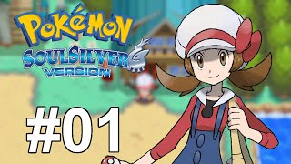 Pokemon SoulSilver 100 Pokedex Walkthrough  Part 01 A New Beginning [upl. by Ihcehcu]