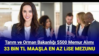 Tarım ve Orman Bakanlığı KPSS 20244 tercihleri 5500 memur alımı başvurusu nasıl yapılır [upl. by Elconin]