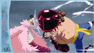 Gear4 Luffy punched Doflamingo using kong gun scene  Luffy Vs Doflamingo  One Piece [upl. by Ayekat]