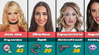 💔 60 Female Pornstars Who Died [upl. by Ylil]