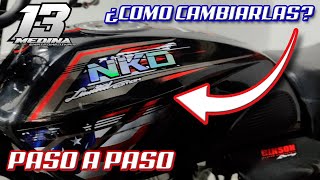 CALCOMANIAS PERSONALIZADAS NKD 125 🏁🔥 DISEÑO ÚNICO 🎨😵 [upl. by Filberto]