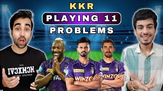 KKR Squad Problems and Playing 11 Review with RealCricPointUtkarsh  The SMS Show CLIPS [upl. by Hizar883]