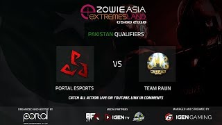 ENG Stream A  Portal Esports Vs Team Raijin  ZOWIE Extremesland Asia 2018  Pakistan Qualifiers [upl. by Karola]