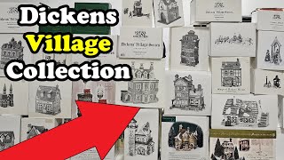 UNBOXING A HUGE DEPARTMENT 56 CHRISTMAS VILLAGE COLLECTION [upl. by Icrad]