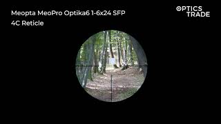 Meopta MeoPro Optika6 16x24 SFP Reticle 4C  Optics Trade Reticle Subtensions [upl. by Landing705]