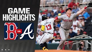 Red Sox vs Braves Game Highlights 5724  MLB Highlights [upl. by Enyamrahc]