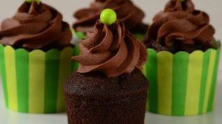 Chocolate Cupcakes Classic Version  Joyofbakingcom [upl. by Tabb]