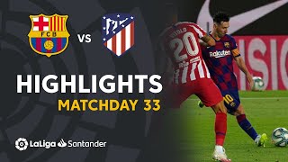 Highlights FC Barcelona vs Atlético de Madrid 22 [upl. by Lina484]