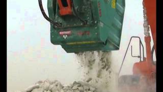 CRB751 CRUSHER BUCKET  CRUSHING ANY KIND OF MATERIAL [upl. by Luci]