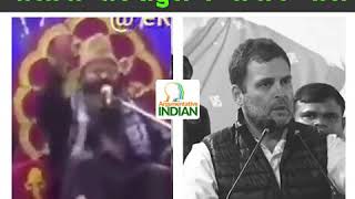 After Rahul Maulana made derogatory remark on PM Modi मोदी पर मौलाना और राहुल के नापाक बोल [upl. by Eceela]