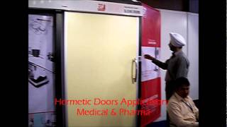 Hermetically Sealed Sliding Door Medical Door Automatic Door [upl. by Early593]