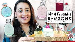 My Top 4 Ramsons Perfumes  Affordable Long Lasting Made In India Perfumes  Get Compliments Easily [upl. by Taro]