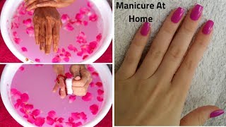 HAND WHITENING MANICURE AT HOME REMOVE SUN TAN amp WHITEN YOUR SKIN [upl. by Urien]