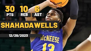 With 30 points from Shahada Wells McNeese defeats Michigan in a landmark victory for the Cowboys [upl. by Auof]