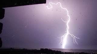 Rain storm and Thunder Sounds in a lightning storm  Sleep Music [upl. by Aihsas]