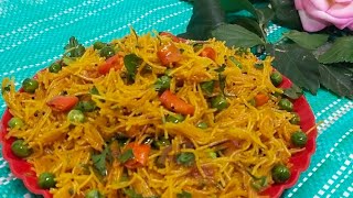 सकाळच्या नाष्टयासाठी झटपट बनवा शेवया उपमा रेसीपीतिखट शेवाया how to make shevaya upma at home [upl. by Reehsab]