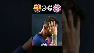 Barcelona Vs Bayern Munich 28 UEFA Champions League Messi Vs Lewandowski shorts highlights [upl. by Anderson]