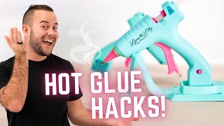 10 BEST HOT GLUE GUN HACKS You’ll Use Daily [upl. by Nauaj]