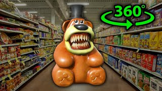 Freddy Fazbear ur ur ur ur 360°  Supermarket 2  VR 360° Experience [upl. by Naes805]