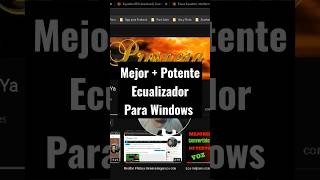 El Mejor y Más Potente Ecualizador para Windows con Efectos Especiales y Editor Música [upl. by Ahso605]