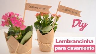 DIY LEMBRANÇA PARA CASAMENTO [upl. by Aidyl]