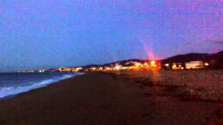 Malgrat de Mar Spanien Gartner KG Strand Sonnenaufgang [upl. by Scriven]