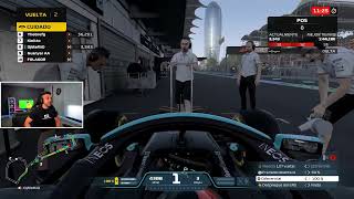 TORNEO YOUTUBERS F1 22 GRAN PREMIO AZERBAIYAN BAKU DjMaRiiO [upl. by Arturo]