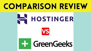 👉Hostinger vs GreenGeeks Web Hosting Comparison ✅ Review [upl. by Candyce]