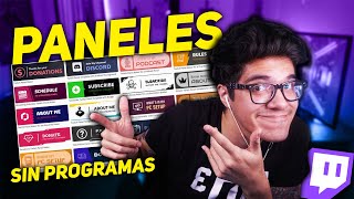 🔝 PANELES PARA TWITCH FACIL Y RAPIDO  Place it Review  UrbVic [upl. by Eniwtna]