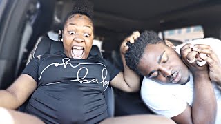 FIANCE GIVES BIRTH TO BABY GIRL IN THE CAR [upl. by Latimore8]