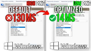 Optimize Your Network Adapter For Lowering Ping amp FIX Packet Loss In Gaming🔧✅ NEW TRICK 2023 [upl. by Peyter]