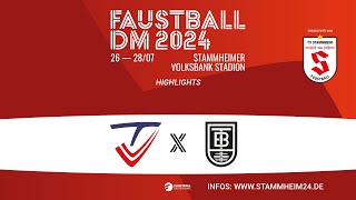 HIGHLIGHTS Faustball DM 2024  Viertelfinale 4 TV VaihingenEnz  Berliner TS [upl. by Elly]