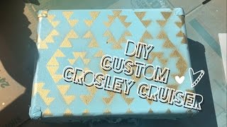 DIY CUSTOM CROSLEY RECORD PLAYER [upl. by Pratt]