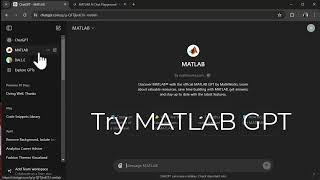 ⚡Try MATLAB GPT⚡ [upl. by Giltzow212]