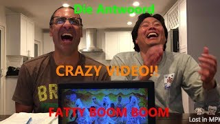 Reaction  DIE ANTWOORD  Fatty Boom Boom [upl. by Ariayek]