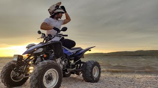 Yamaha YFZ450R Raw Fall Riding [upl. by Aicinoid]