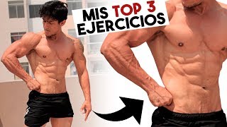 Top 3 Ejercicios para tener ABDOMINALES MARCADOS [upl. by Eseuqram]