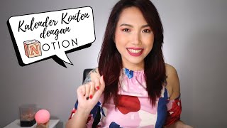 Tutorial Kalender Konten dengan Notion [upl. by Kadner871]