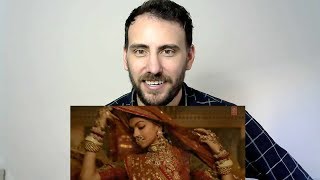 Ghoomar  Padmaavat Song REACTION [upl. by Namreg347]