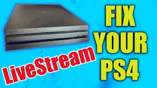 How to Fix Your PS4 When It Wont Turn On LIVESTREAM [upl. by Valery]