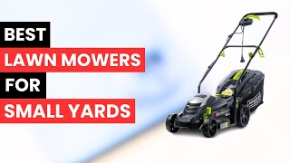 Top 5 Best Lawn Mowers For Small Yards In 2024 🔥 [upl. by Georgie134]