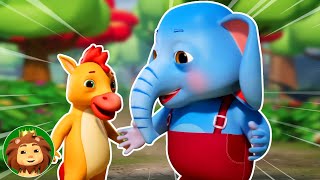 Hathi Mere Sathi हाथी मेरे साथी Hindi Rhymes for Kids and Baby Song [upl. by Trilbie]