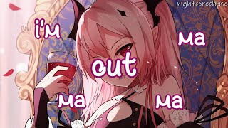 Nightcore  Sweet But Psycho  Ava Max  Lyrics [upl. by Ralfston]