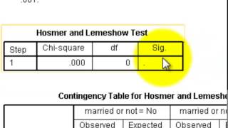 logistic regression SPSS married [upl. by Cira327]