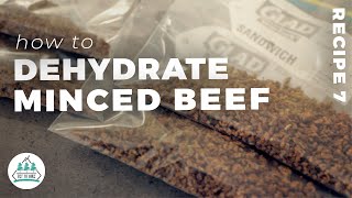 How to Dehydrate Ground Beef  Hiking Food [upl. by Bishop]